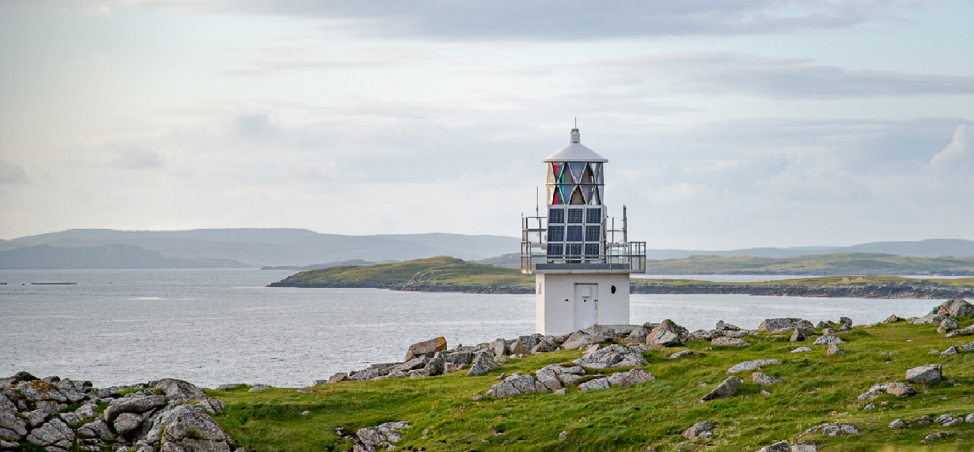 Hamnavoe, Burra lighthouse.